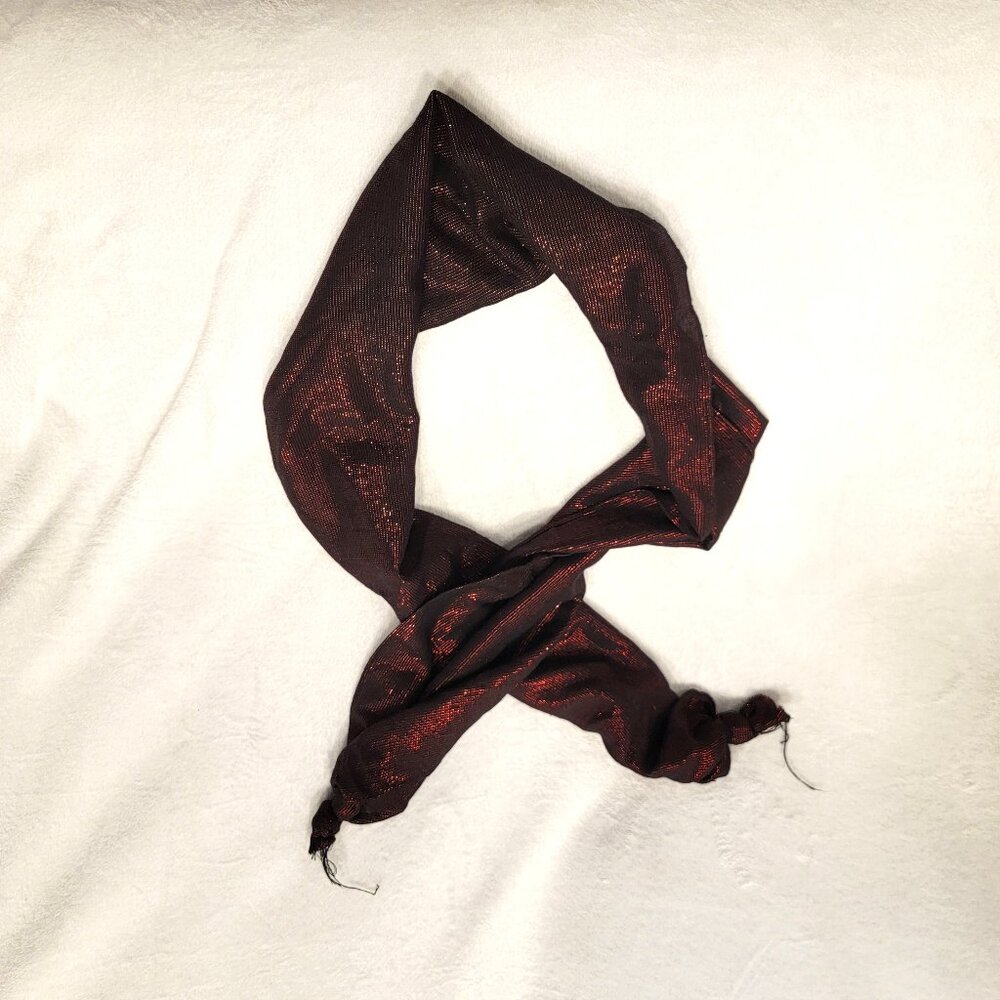 Vintage Black with Red Reflective Thread